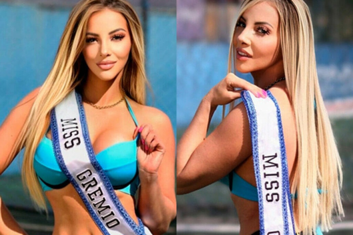 Miss do Grêmio promete nudes grátis no OnlyFans a cada vitória do time