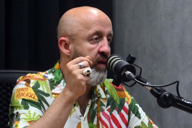  08/09/2023 Credito: Ed Alves/CB/DA.Press. Cidades. PodCast conversa Conversa com Zé. Convidado Fabricio Carpinejar. 