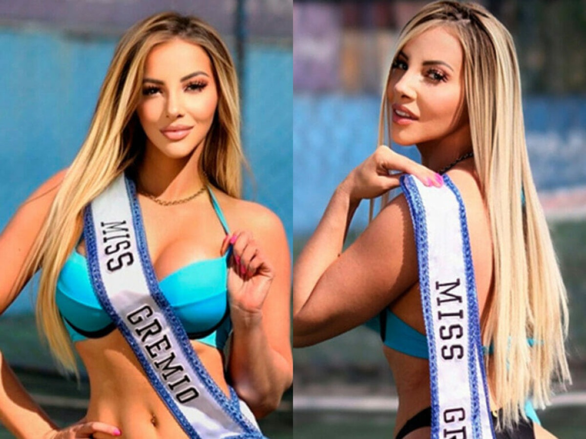 Miss do Grêmio promete nudes grátis no OnlyFans a cada vitória do time