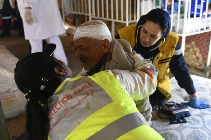 A maioria das vítimas vive em uma área que não via um terremoto desse tipo há mais de 100 anos. - (crédito: EPA) A maioria das vítimas vive em uma área que não via um terremoto desse tipo há mais de 100 anos. - (crédito: EPA)