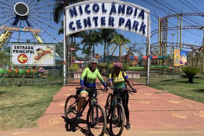 Raimunda e Elma pedalaram no Parque da Cidade e querem voltar