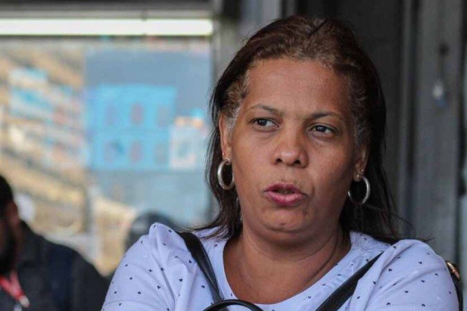 Nelsilene passou por um susto dentro de transporte público