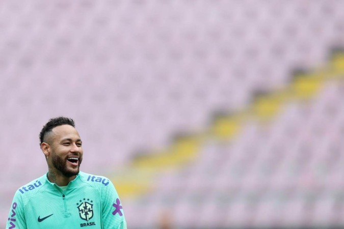 Neymar busca romper a barreira dos 80 gols pela Seleção Brasileira -  (crédito: Vitor Silva/CBF)