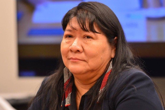 Presidente da Funai, Joenia Wapichana
    