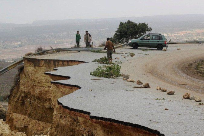 Derna foi a cidade mais afetada - (crédito: Reuters) Derna foi a cidade mais afetada - (crédito: Reuters)