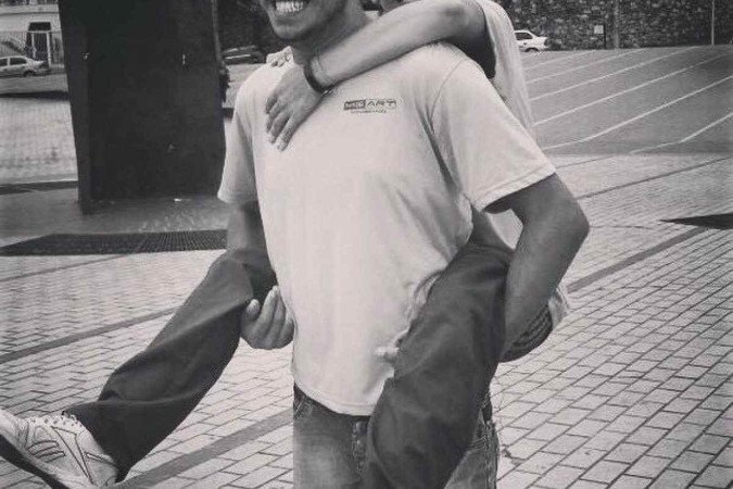 Maha e Eddy, que foi morto em 2016