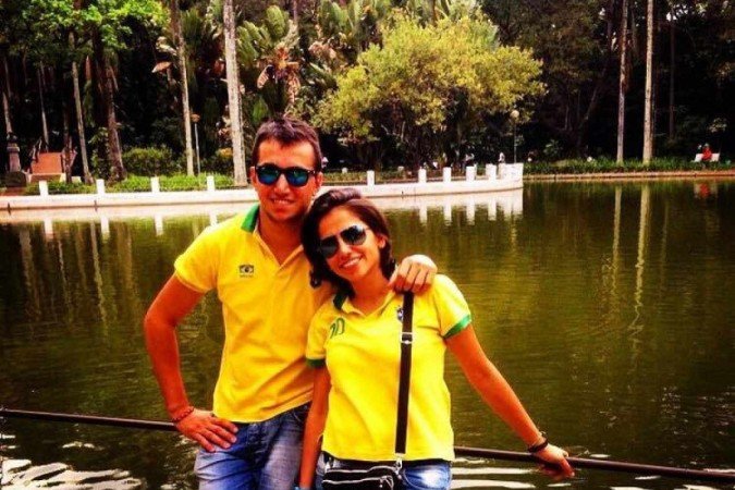 Maha e Eddy já no Brasil