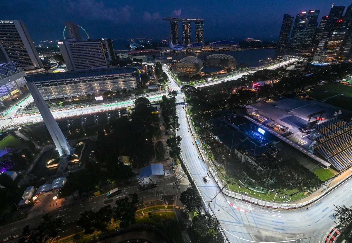 F1: circuito de Marina Bay terá novo traçado para o GP de Singapura