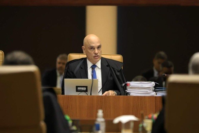 Moraes ressaltou que extremistas queriam derrubar o governo democraticamente eleito - (crédito: Rosinei Coutinho/SCO/STF) Moraes ressaltou que extremistas queriam derrubar o governo democraticamente eleito - (crédito: Rosinei Coutinho/SCO/STF)