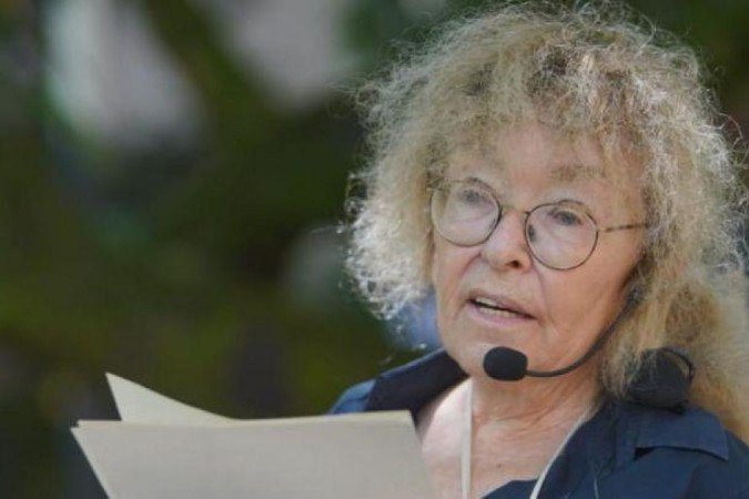 Claudine Haroche em uma das palestras do Hay Festival, no México -  (crédito: HAY FESTIVAL)