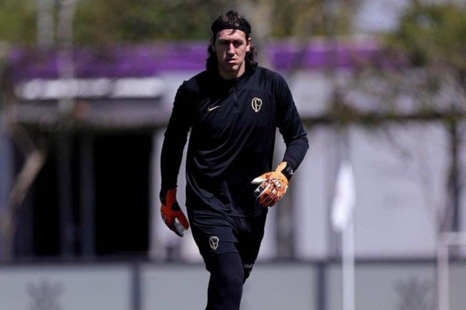 Referência de confiança no sistema defensivo, o goleiro Cássio está confirmado na escalação corintiana - (crédito: Rodrigo Coca/Corinthians) Referência de confiança no sistema defensivo, o goleiro Cássio está confirmado na escalação corintiana - (crédito: Rodrigo Coca/Corinthians)