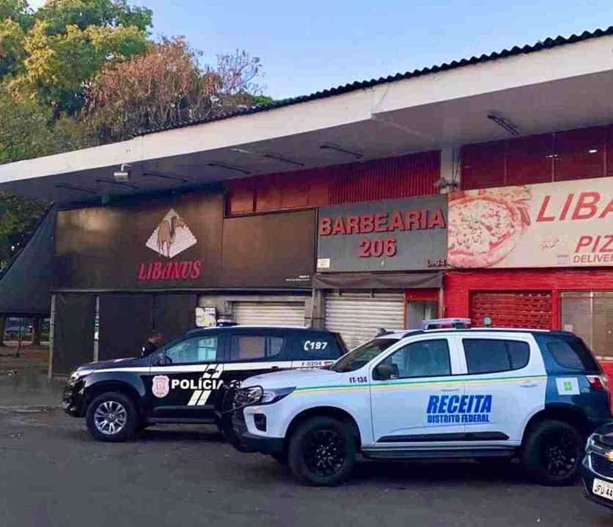 Frente do Restaurante Libanus, na Asa Sul  -  (crédito: Divulgação/PCDF )