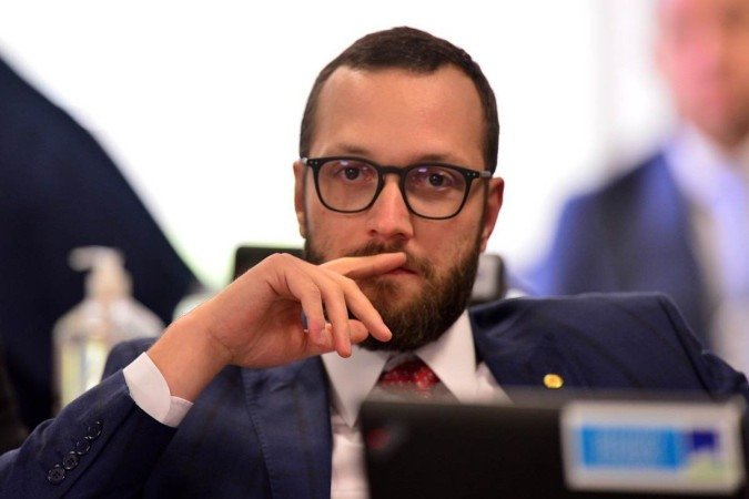 Deputado Filipe Barros (PL-PR) - (crédito: Ed Alves/CB/DA.Press) Deputado Filipe Barros (PL-PR) - (crédito: Ed Alves/CB/DA.Press)