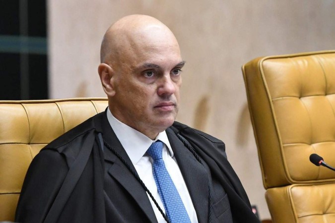 O ministro Alexandre de Moraes é o relator do julgamento do 1º réu do 8 de Janeiro -  (crédito: Carlos Moura/SCO/STF)