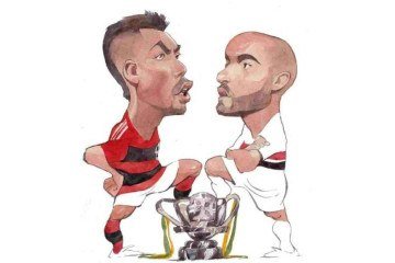 Bruno Henrique eleva o patamar do ataque do Fla, enquanto Lucas Moura traz rotação europeia para o São Paulo -  (crédito: Kleber Sales/CB/D.A Press)