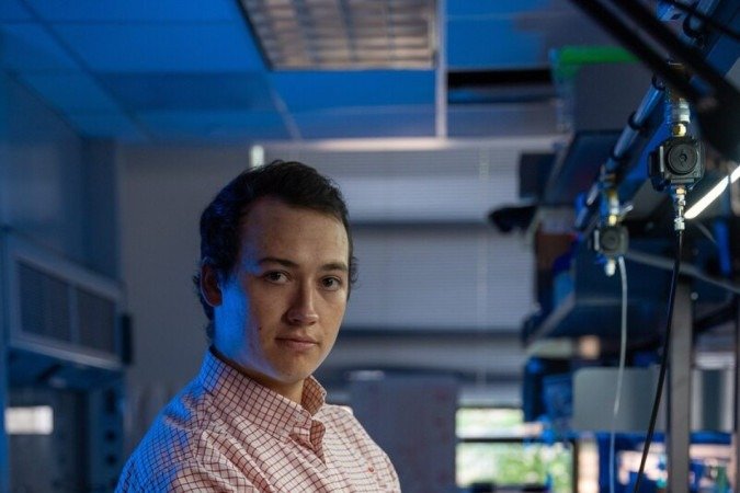 Barclay Jumet is lead author on a study published in Device.