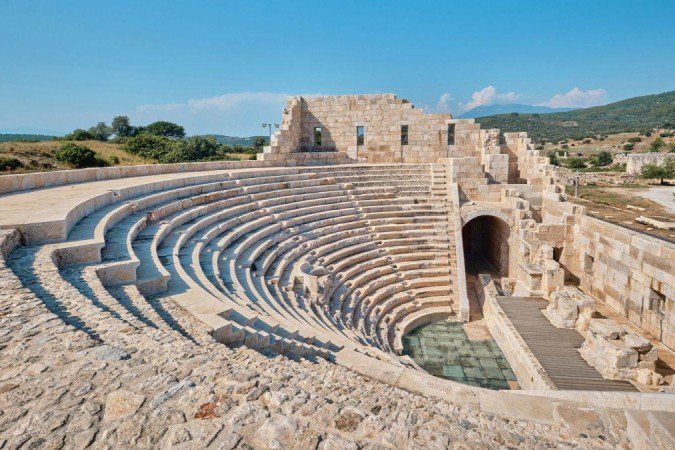 Patara foi a capital e centro político da Liga Lícia, formada no século 2° a.C. - (crédito: Getty Images) Patara foi a capital e centro político da Liga Lícia, formada no século 2° a.C. - (crédito: Getty Images)
