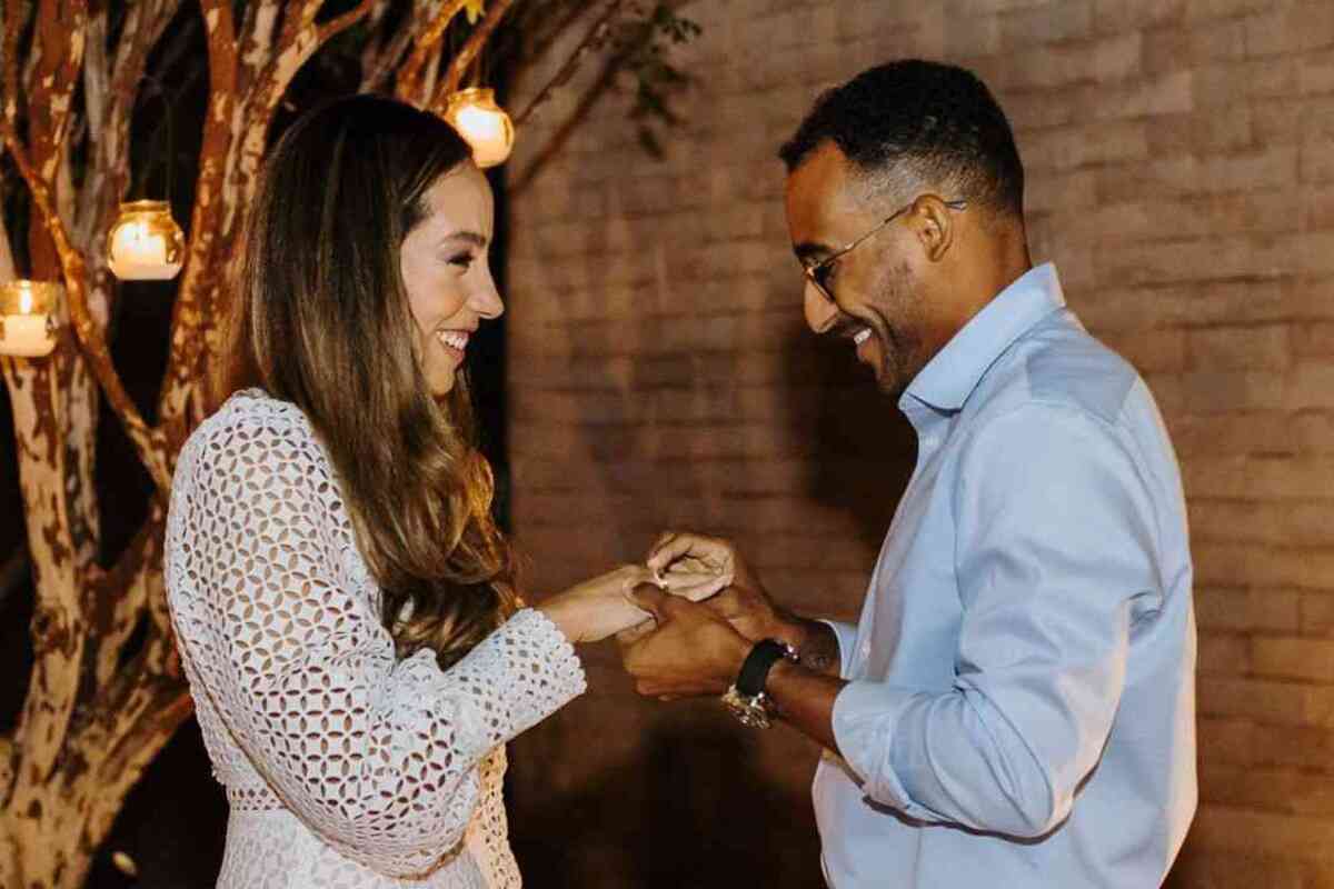 O icônico pôr do sol da capital federal, cidade natal de Bárbara, foi o cenário escolhido para ser palco da cerimônia 