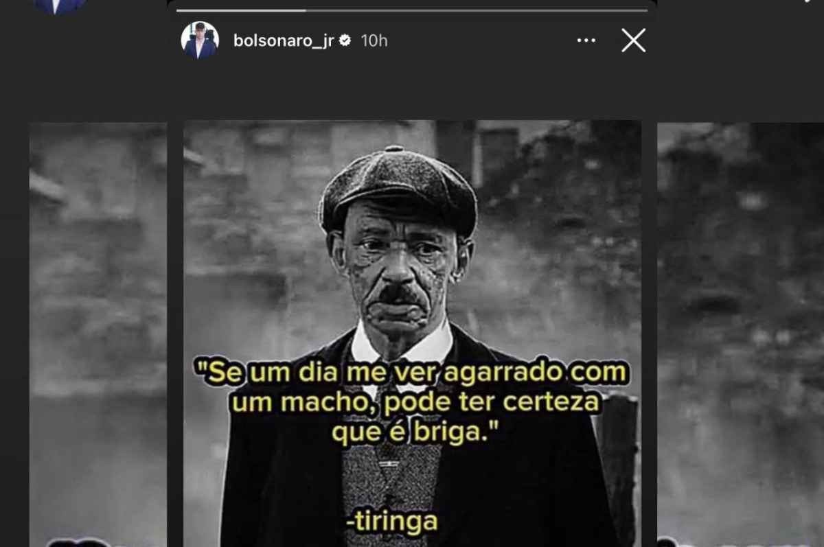 Jair Renan ironiza em post após boato sobre suposto romance com ex-assessor