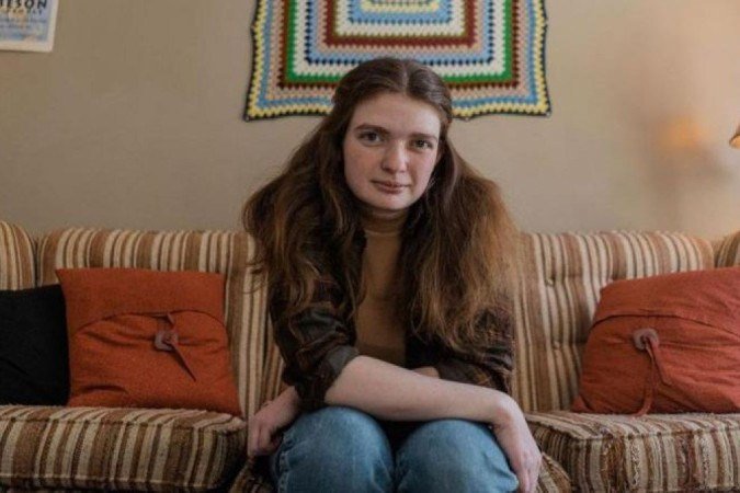 Jaz Brisack, 26 anos, foi um dos primeiros nomes a liderar as lutas sindicais na Starbucks em Buffalo, Nova York, em 2021 - (crédito: BBC) Jaz Brisack, 26 anos, foi um dos primeiros nomes a liderar as lutas sindicais na Starbucks em Buffalo, Nova York, em 2021 - (crédito: BBC)