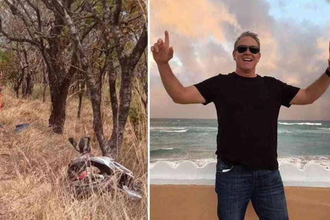 Empresário morre em acidente de moto em Araxá (MG) - (crédito: Divulgação/Redes sociais @bombeirosmg) Empresário morre em acidente de moto em Araxá (MG) - (crédito: Divulgação/Redes sociais @bombeirosmg)