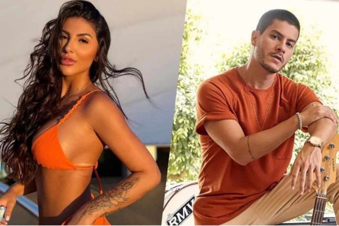 Jheny Santucci e Artur Aguiar anunciaram há 3 dias que estavam a espera do primeiro filho - (crédito: Reprodução/Instagram) Jheny Santucci e Artur Aguiar anunciaram há 3 dias que estavam a espera do primeiro filho - (crédito: Reprodução/Instagram)