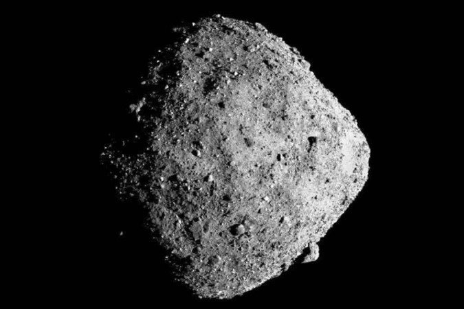 Imagem do asteroide Bennu capturado pela sonda OSIRIS-REx - (crédito: NASA/Goddard/University of Arizona) Imagem do asteroide Bennu capturado pela sonda OSIRIS-REx - (crédito: NASA/Goddard/University of Arizona)