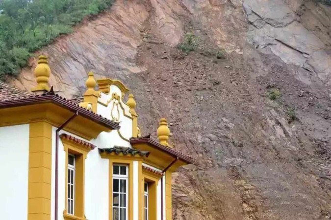 O bairro, localizado na serra de Ouro Preto, é conhecido por episódios de deslizamentos de terra durante os períodos chuvosos. - (crédito: Leandro Couri/EM/D.A Press) O bairro, localizado na serra de Ouro Preto, é conhecido por episódios de deslizamentos de terra durante os períodos chuvosos. - (crédito: Leandro Couri/EM/D.A Press)