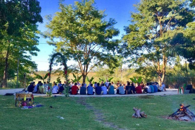 Os grandes encontros reúnem centenas de homens