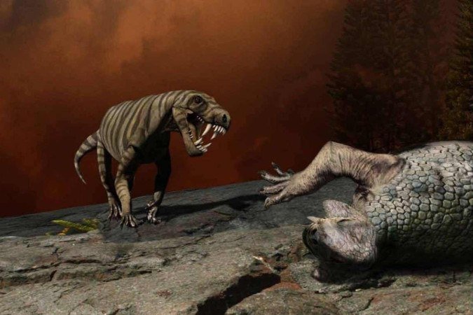 Esses animais tinham uma biodiversidade notável, incluindo animais parecidos como dinossauros, o Dimetrodon era um deles - (crédito: Permianmonsters.com/Reprodução) Esses animais tinham uma biodiversidade notável, incluindo animais parecidos como dinossauros, o Dimetrodon era um deles - (crédito: Permianmonsters.com/Reprodução)