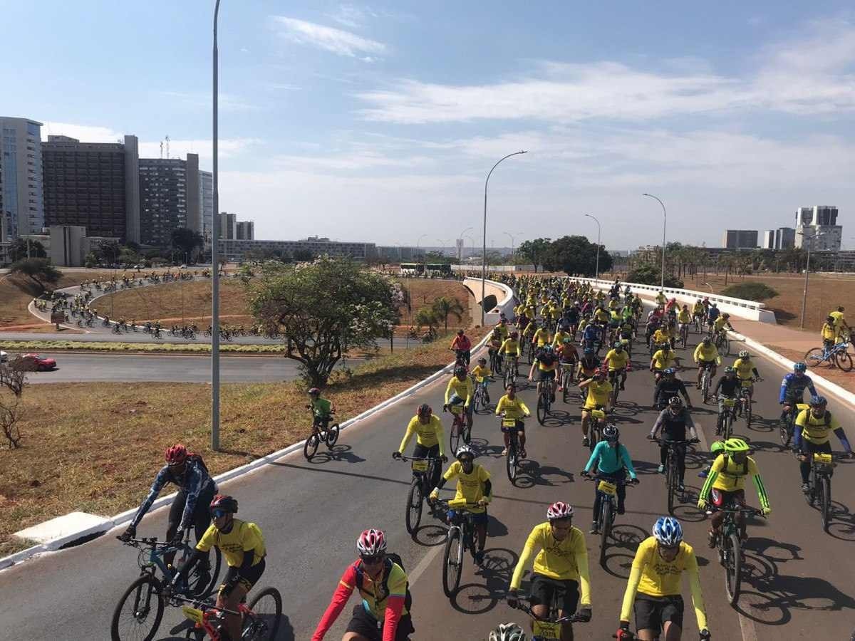 Detran promove passeio ciclístico em referência ao Dia Mundial sem Carro