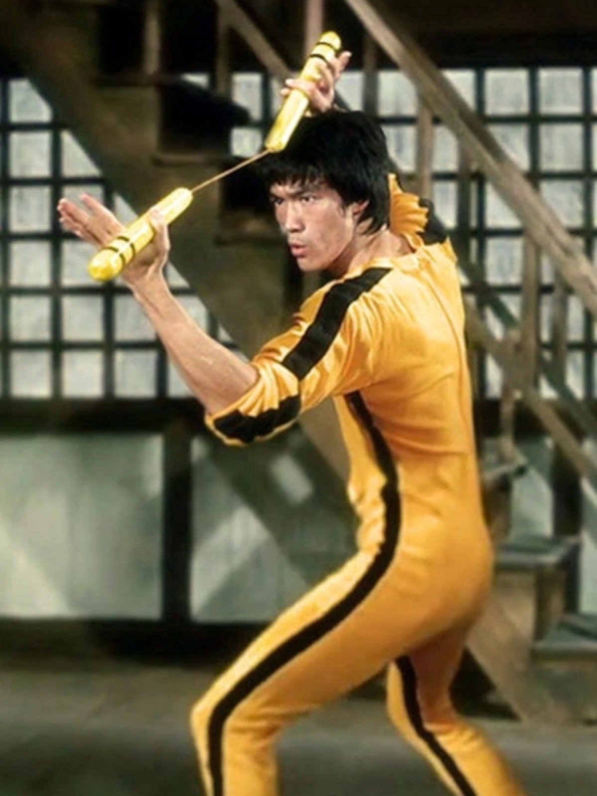 Bruce Lee em "Jogo da Morte" (1978)
