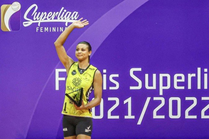 Walewska Oliveira foi vice-campeã da Superliga de Vôlei 2021/2022, com o Praia Clube, no Ginásio Nilson Nelson, em Brasília - (crédito: Wander Roberto/Inovafoto/CBV) Walewska Oliveira foi vice-campeã da Superliga de Vôlei 2021/2022, com o Praia Clube, no Ginásio Nilson Nelson, em Brasília - (crédito: Wander Roberto/Inovafoto/CBV)