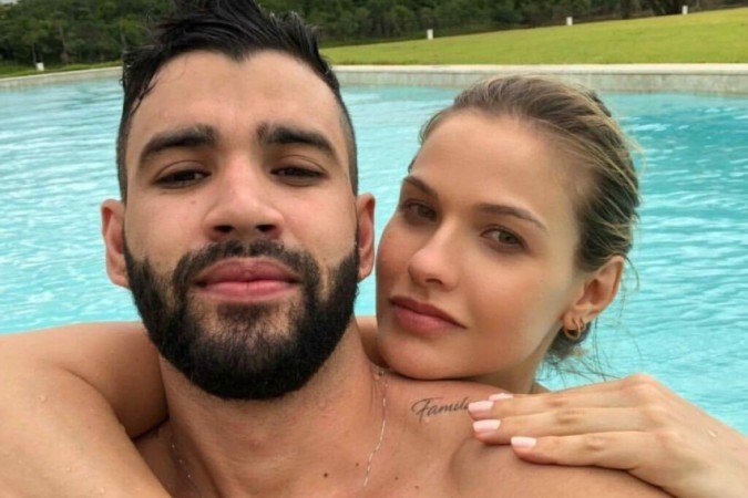 Andressa Suita com Gusttavo Lima - (crédito: Reprodução/Instagram) Andressa Suita com Gusttavo Lima - (crédito: Reprodução/Instagram)