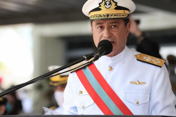 Almir Garnier comandou a Marinha até o final do governo Bolsonaro - (crédito: Marcos Corrêa/PR) Almir Garnier comandou a Marinha até o final do governo Bolsonaro - (crédito: Marcos Corrêa/PR)