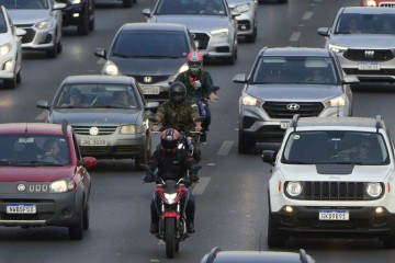O aumento expressivo do número de emplacamentos foi influenciado pelo avanço das vendas de motocicletas, automóveis e comerciais leves -  (crédito:  Marcelo Ferreira/CB/D.A Press)