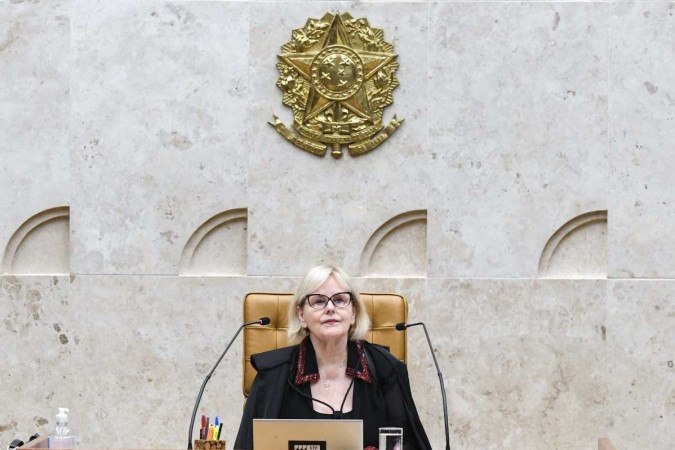 Rosa Weber assumiu a direção do STF em setembro de 2022 e ganhou os colegas com um perfil de consenso -  (crédito: Carlos Moura/SCO/STF)