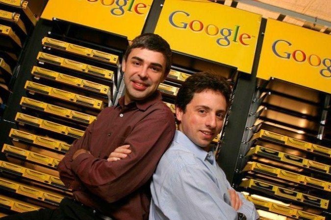 Larry Page e Sergey Brin lançaram o Google em 1998 - (crédito: Getty Images) Larry Page e Sergey Brin lançaram o Google em 1998 - (crédito: Getty Images)