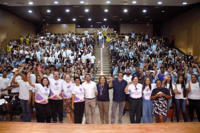Alunos do ensino médio participam de Conversa com a Reitora, atividade da 23ª Semana Universitária da UnB - (crédito: Beto Monteiro/Ascom UnB) Alunos do ensino médio participam de Conversa com a Reitora, atividade da 23ª Semana Universitária da UnB - (crédito: Beto Monteiro/Ascom UnB)