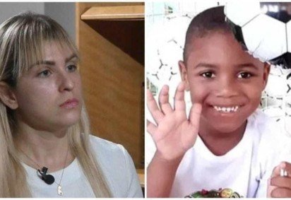 Miguel estava sob os cuidados de Sari quando caiu do 9º andar de prédio -  (crédito: TV Globo/ reprodução e arquivo pessoal) -Miguel estava sob os cuidados de Sari quando caiu do 9º andar de prédio -  (crédito: TV Globo/ reprodução e arquivo pessoal)
