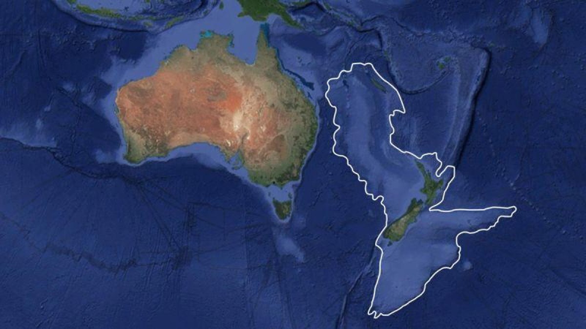 O mapa da Zelândia, 'continente perdido' que levou 375 anos para ser achado