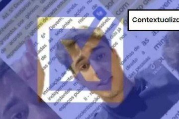 Etiqueta contextualizando  -  (crédito: Comprova/ reprodução)