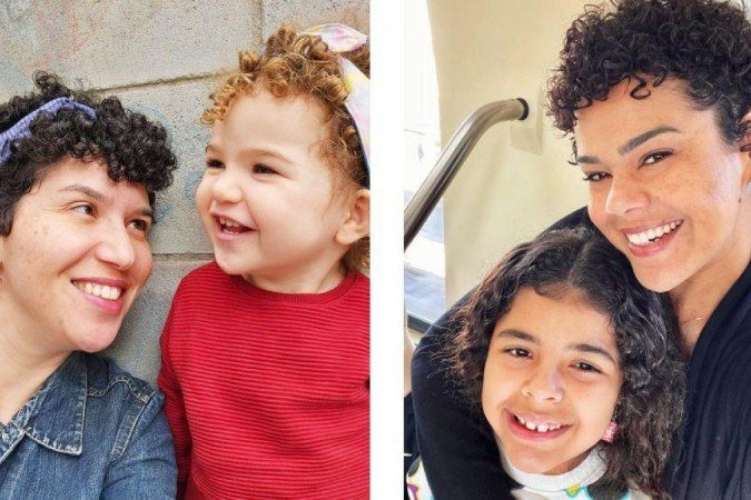 Weruska Oliveira e sua filha Manuela, (à esquerda), e Amanda Vidal com sua filha, Laura - (crédito: Arquivo pessoal/Weruska Oliveira e Amanda Vidal) Weruska Oliveira e sua filha Manuela, (à esquerda), e Amanda Vidal com sua filha, Laura - (crédito: Arquivo pessoal/Weruska Oliveira e Amanda Vidal)