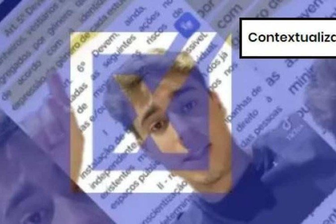 Etiqueta contextualizando  -  (crédito: Comprova/ reprodução)