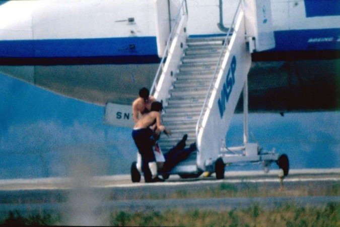 Sequestro avião da Vasp aconteceu em 29 de setembro de 1988 - (crédito: Divulgação) Sequestro avião da Vasp aconteceu em 29 de setembro de 1988 - (crédito: Divulgação)