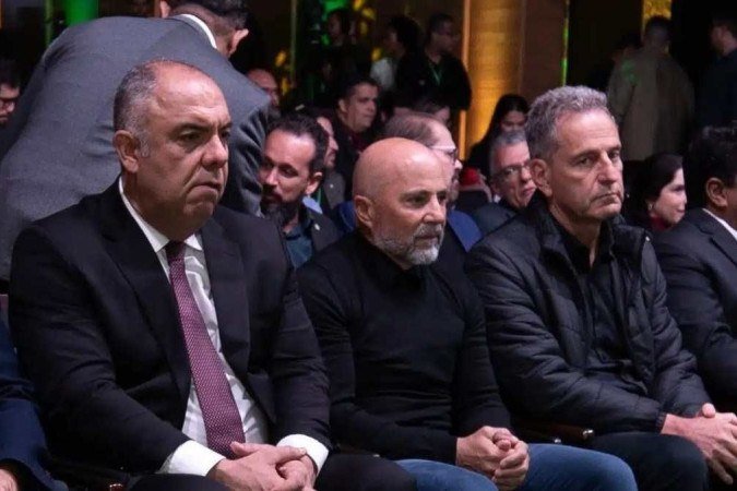 Marcos Braz e Rodolfo Landim demitiram Jorge Sampaoli e procuuram sucessor para o argentino - (crédito: Thais Magalhães/CBF) Marcos Braz e Rodolfo Landim demitiram Jorge Sampaoli e procuuram sucessor para o argentino - (crédito: Thais Magalhães/CBF)