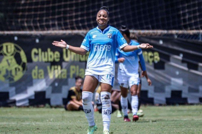 Maiara foi a protagonista do triunfo do Real Brasília neste sábado contra o Cresspom, por 2 x 0 - (crédito: Julio Cesar Silva/Real Brasília) Maiara foi a protagonista do triunfo do Real Brasília neste sábado contra o Cresspom, por 2 x 0 - (crédito: Julio Cesar Silva/Real Brasília)