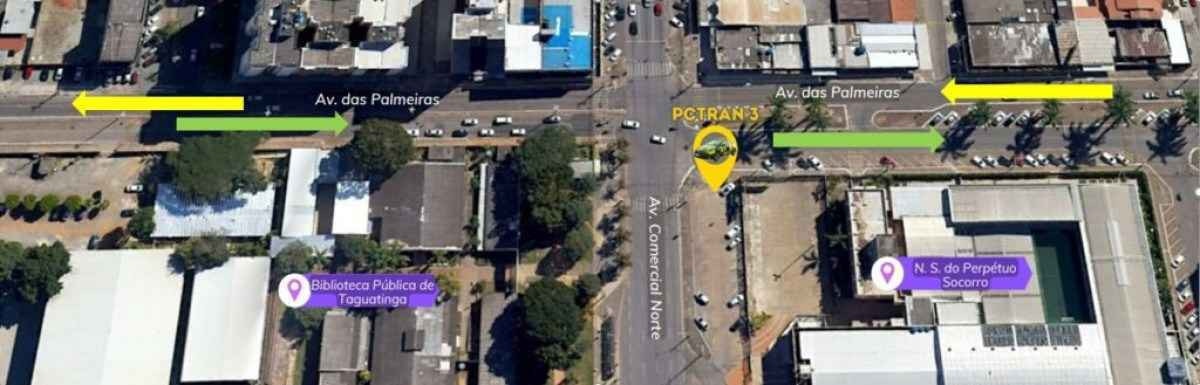 Veja como Avenida das Palmeiras voltará a operar, a partir de segunda-feira (2/10)
