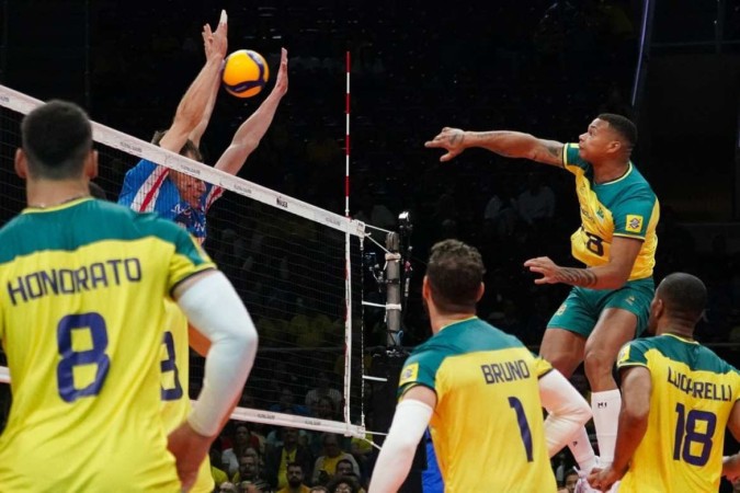 Pré-Olímpico masculino de vôlei: Brasil vira e vence República Tcheca