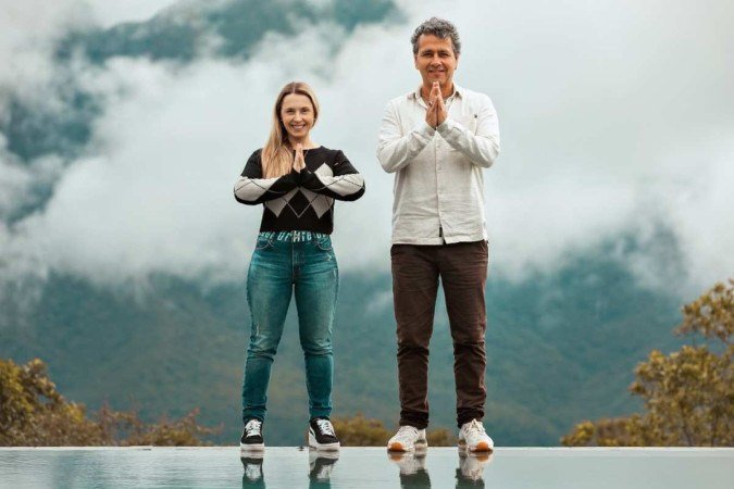 A diretora e roteirista Iara Cardoso e o ator e ambientalista Marcos Palmeira - (crédito: Crédito Divulgação Grupo Storm - Bruno Maia) A diretora e roteirista Iara Cardoso e o ator e ambientalista Marcos Palmeira - (crédito: Crédito Divulgação Grupo Storm - Bruno Maia)